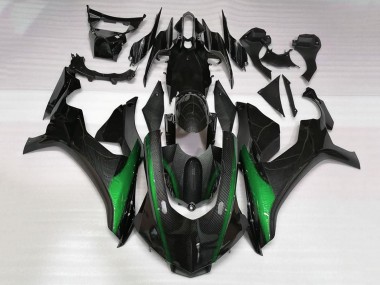 Acquista Carena Moto Yamaha YZF 1000 R1 2015-2019 - Falso Fibra di Carbonio Verde