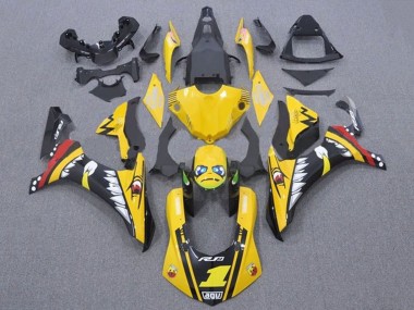 Acquista Carena Moto Yamaha YZF 1000 R1 2015-2019 - Giallo Rosso Squalo