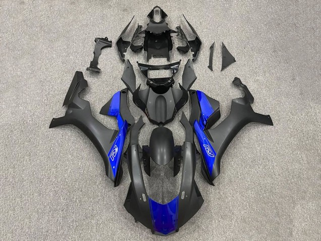 Acquista Carena Moto Yamaha YZF 1000 R1 2015-2019 - Nero Opaco Blu