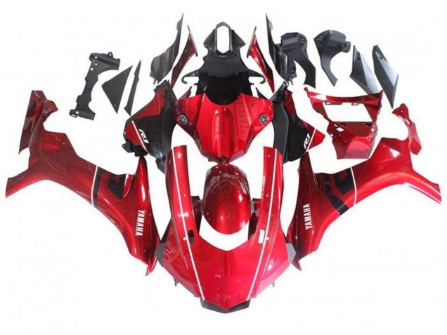 Acquista Carena Moto Yamaha YZF 1000 R1 2015-2019 - Rosso Nero Bianco Banda