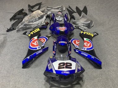 Acquista Carena Moto Yamaha YZF 1000 R1 2015-2019 - Blu Bianco Nero Rosso Pata 22