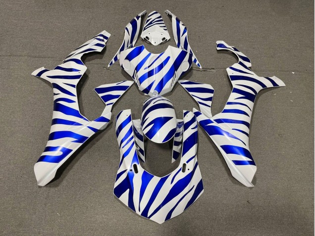 Acquista Carena Moto Yamaha YZF 1000 R1 2015-2019 - Bianco Blu Zebra