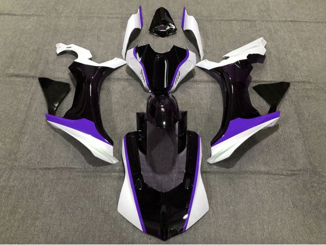 Acquista Carena Moto Yamaha YZF 1000 R1 2015-2019 - Bianco Nero Lucido Viola