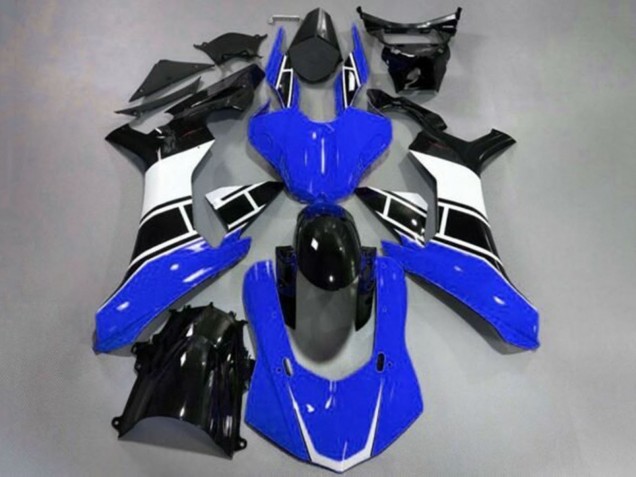 Acquista Carena Moto Yamaha YZF 1000 R1 2015-2019 - Blu Bianco Nero Lucido