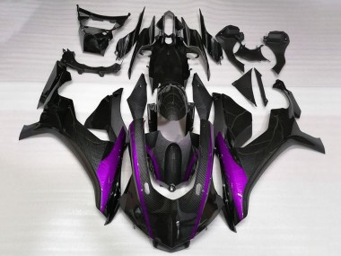 Acquista Carena Moto Yamaha YZF 1000 R1 2015-2019 - Falso Fibra di Carbonio Viola