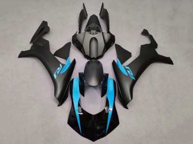 Acquista Carena Moto Yamaha YZF 1000 R1 2015-2019 - Nero Opaco Nero Lucido Azzurro Chiaro