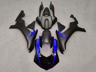 Acquista Carena Moto Yamaha YZF 1000 R1 2015-2019 - Nero Opaco Nero Lucido Blu
