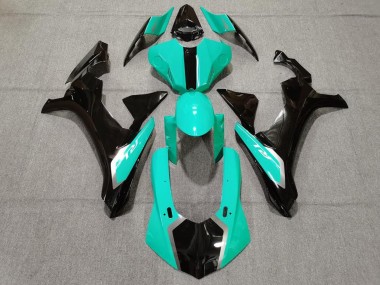 Acquista Carena Moto Yamaha YZF 1000 R1 2015-2019 - Turchese Blu Nero Lucido