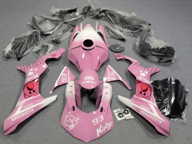 Acquista Carena Moto Yamaha YZF 1000 R1 2020-2025 - Rosa Bianco Kirby