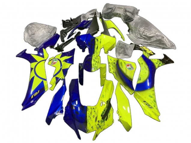 Acquista Carena Moto Yamaha YZF 1000 R1 2020-2025 - Blu Giallo Sun Moon
