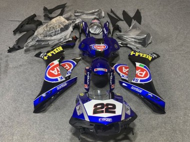 Acquista Carena Moto Yamaha YZF 1000 R1 2020-2025 - Blu Bianco Nero Rosso Pata