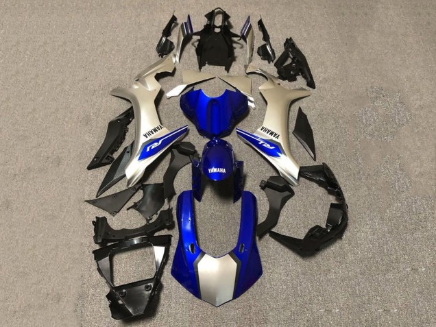 Acquista Carena Moto Yamaha YZF 1000 R1 2020-2025 - Argento Blu Nero Lucido