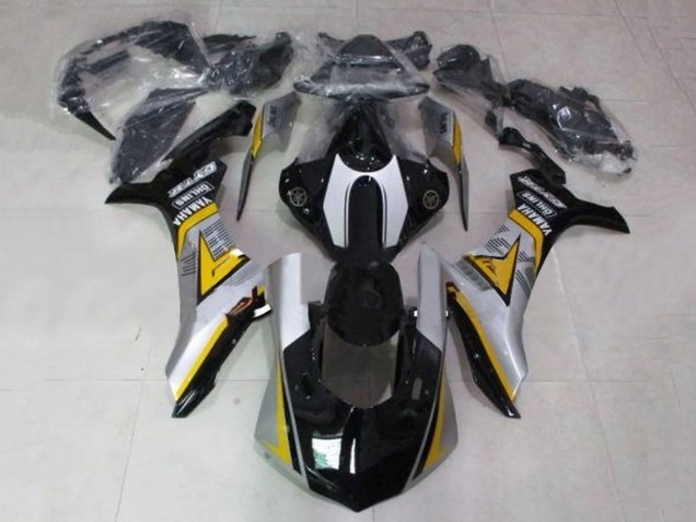 Acquista Carena Moto Yamaha YZF 1000 R1 2020-2025 - Argento Giallo Nero Lucido