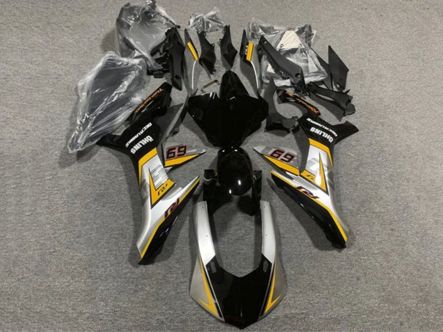 Acquista Carena Moto Yamaha YZF 1000 R1 2020-2025 - Argento Giallo Nero Lucido