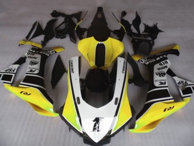Acquista Carena Moto Yamaha YZF 1000 R1 2020-2025 - Giallo Bianco Nero Lucido Motul YSP