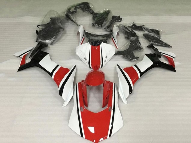 Acquista Carena Moto Yamaha YZF 1000 R1 2020-2025 - Bianco Rosso Nero Lucido