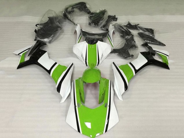 Acquista Carena Moto Yamaha YZF 1000 R1 2020-2025 - Bianco Verde Nero Lucido