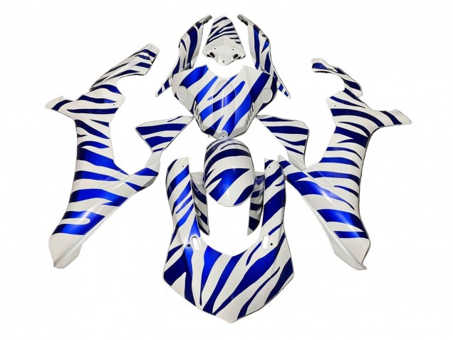 Acquista Carena Moto Yamaha YZF 1000 R1 2020-2025 - Bianco Blu Zebra