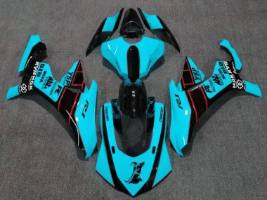 Acquista Carena Moto Yamaha YZF 1000 R1 2020-2025 - Turchese Blu Rosso Nero Lucido