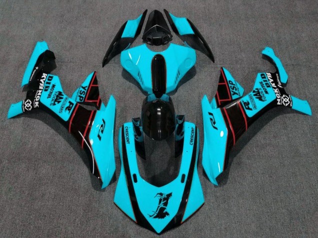 Acquista Carena Moto Yamaha YZF 1000 R1 2020-2025 - Turchese Blu Rosso Nero Lucido