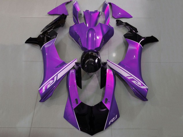 Acquista Carena Moto Yamaha YZF 1000 R1 2020-2025 - Viola Argento Nero Lucido