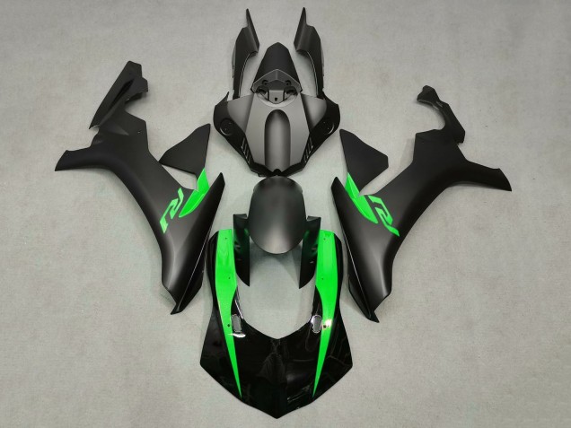 Acquista Carena Moto Yamaha YZF 1000 R1 2020-2025 - Nero Lucido Nero Opaco Verde