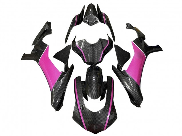 Acquista Carena Moto Yamaha YZF 1000 R1 2020-2025 - Falso Fibra di Carbonio Rosa