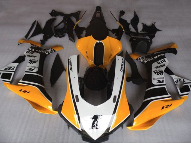 Acquista Carena Moto Yamaha YZF 1000 R1 2020-2025 - Arancia Bianco Nero