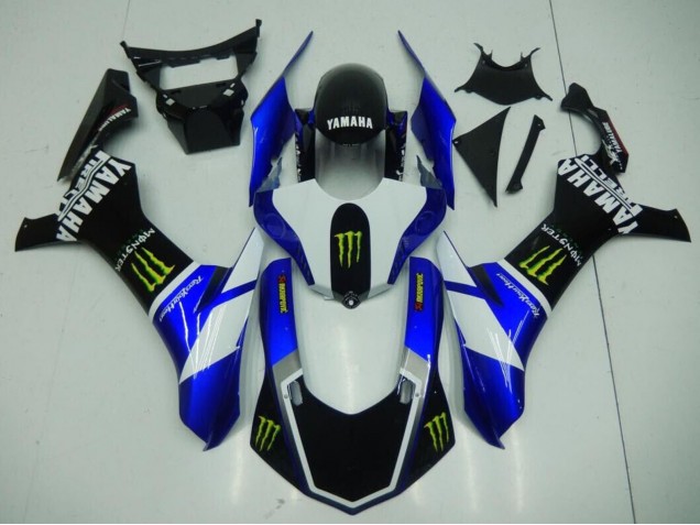 Acquista Carena Moto Yamaha YZF 1000 R1 2020-2025 - Blu Bianco Nero Verde Mostro