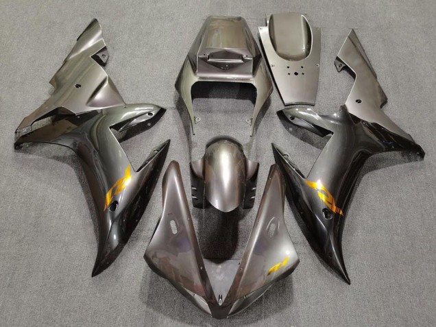 Acquista Carena Moto Yamaha YZF 1000 R1 2002-2003 - Grigio Oro Decals