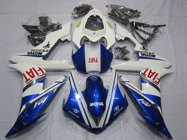 Acquista Carena Moto Yamaha YZF 1000 R1 2004-2006 - Bianco Blu Rosso Fiat Motul