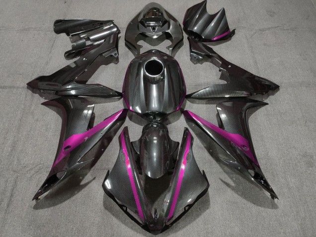 Acquista Carena Moto Yamaha YZF 1000 R1 2004-2006 - Fibra di Carbonio Stile Rosa