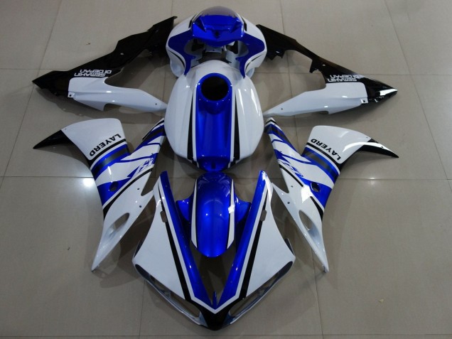 Acquista Carena Moto Yamaha YZF 1000 R1 2004-2006 - Bianco Blu Nero