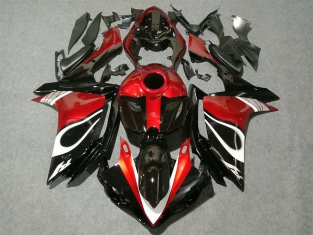 Acquista Carena Moto Yamaha YZF 1000 R1 2007-2008 - Rosso Bianco Nero