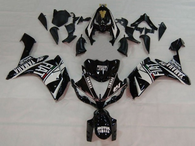 Acquista Carena Moto Yamaha YZF 1000 R1 2007-2008 - Bianco Nero Fiat