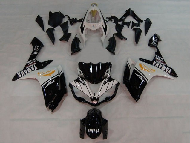 Acquista Carena Moto Yamaha YZF 1000 R1 2007-2008 - Bianco Nero Arancia Dolphin