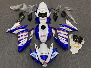Acquista Carena Moto Yamaha YZF 1000 R1 2007-2008 - Bianco Blu Rosso Volvo Fimer Sterilgarda