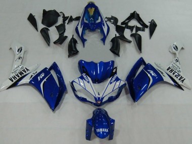 Acquista Carena Moto Yamaha YZF 1000 R1 2007-2008 - Blu Bianco Nero M1
