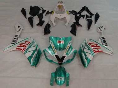 Acquista Carena Moto Yamaha YZF 1000 R1 2007-2008 - Bianco Verde Rosso Fiat