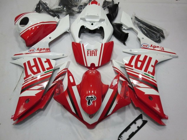 Acquista Carena Moto Yamaha YZF 1000 R1 2007-2008 - Bianco Rosso Fiat
