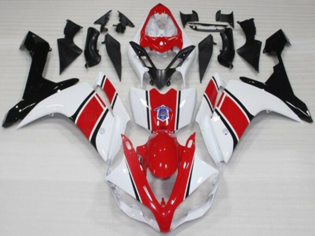 Acquista Carena Moto Yamaha YZF 1000 R1 2007-2008 - Bianco Rosso Nero