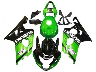 Acquista Carena Moto Suzuki GSXR 600 / GSXR 750 2004-2005 - Verde Nero Bianco