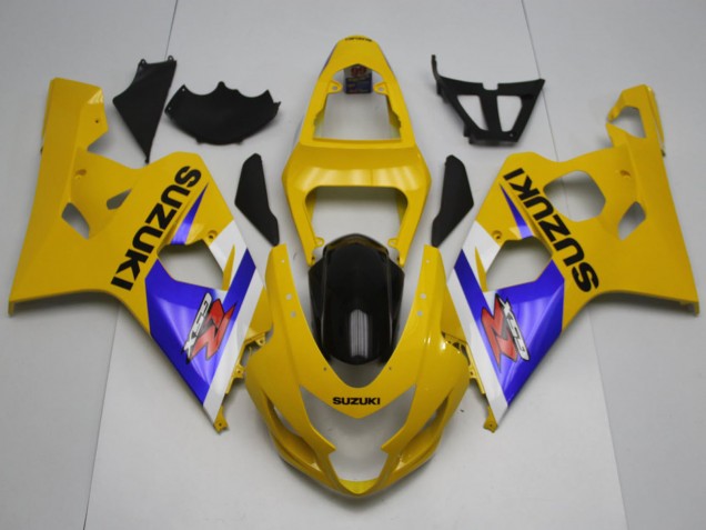 Acquista Carena Moto Suzuki GSXR 600 / GSXR 750 2004-2005 - Giallo Bianco Blu Nero