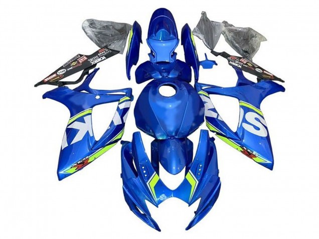 Acquista Carena Moto Suzuki GSXR 600 / GSXR 750 2006-2007 - Blu Bianco Verde