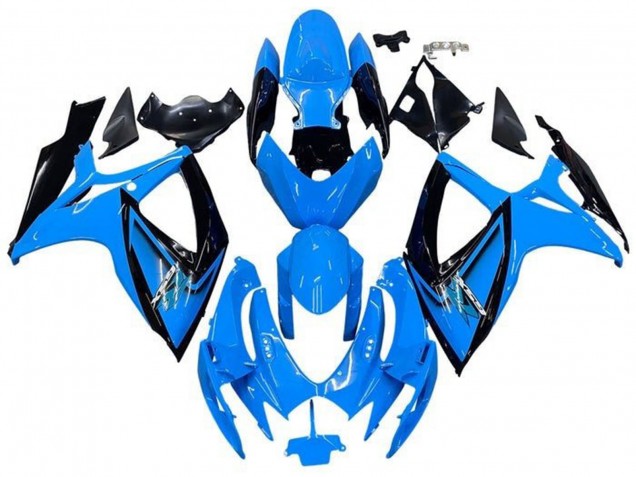 Acquista Carena Moto Suzuki GSXR 600 / GSXR 750 2006-2007 - Azzurro Chiaro Nero