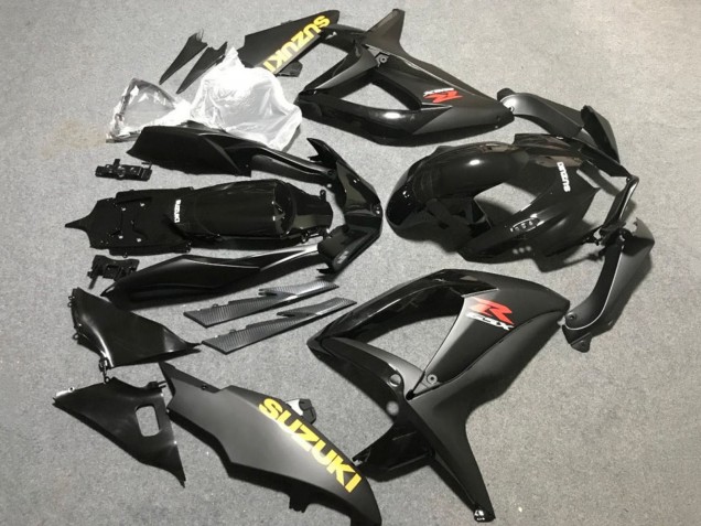 Acquista Carena Moto Suzuki GSXR 600 / GSXR 750 2006-2007 - Nero Opaco Nero Lucido Giallo