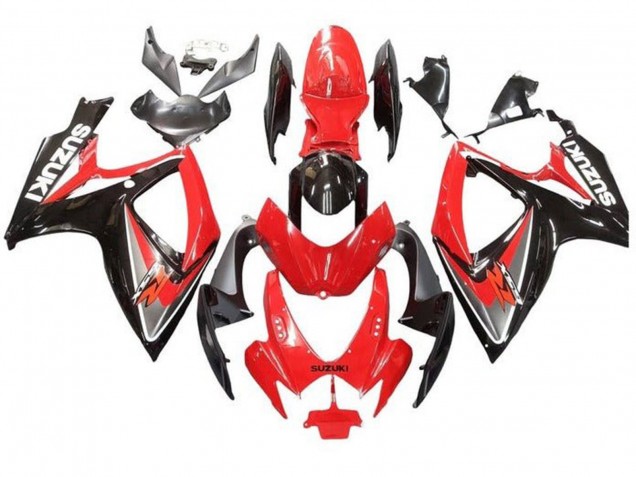 Acquista Carena Moto Suzuki GSXR 600 / GSXR 750 2006-2007 - Rosso Grigio Nero Lucido