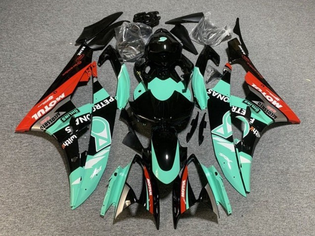 Acquista Carena Moto Yamaha YZF R6 2006-2007 - Verde Chiaro Rosso Nero Petronas Motul