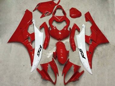Acquista Kit Carena Moto Yamaha YZF R6 2006-2007 - Bianco Rosso