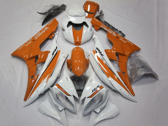 Acquista Carena Moto Yamaha YZF R6 2006-2007 - Bianco Arancia